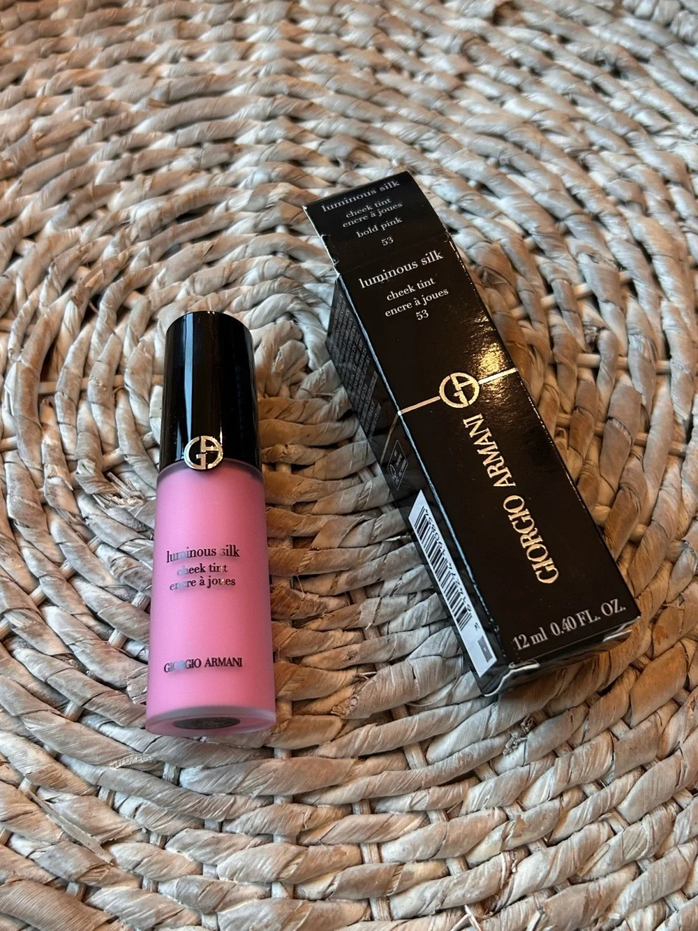 New Armani Cheek Tint Longwear Lightweight Liquid Blush 53 Bold Pink